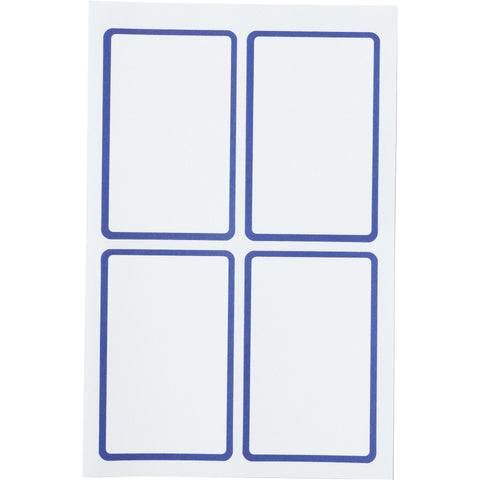 Etiquetas Adesivas 41x65mm Rebordo Azul 24 Unidades Note!