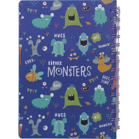 Caderno Espiral A5 com LCD Interativo Pautado Monster Note!