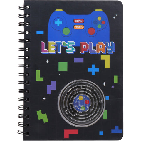 Caderno Espiral A5 com Jogo Interativo Pautado Game Note!