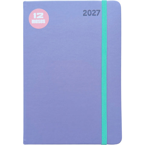 Agenda A5 2027 Pastel com Elástico (várias opções) Note!