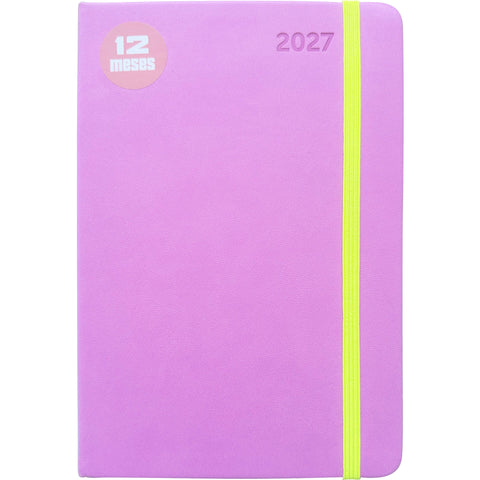 Agenda A5 2027 Pastel com Elástico (várias opções) Note!
