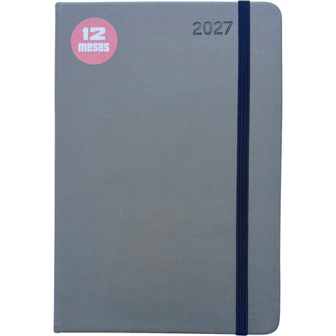 Agenda A5 2027 Basic com Elástico Color (várias opções) Note!