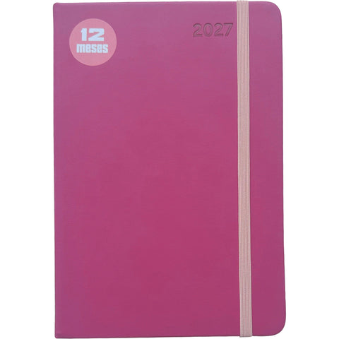 Agenda A5 2027 Basic com Elástico Color (várias opções) Note!