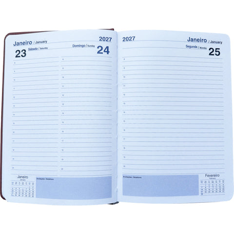 Agenda A5 2027 Basic Vertical (várias opções) Note!