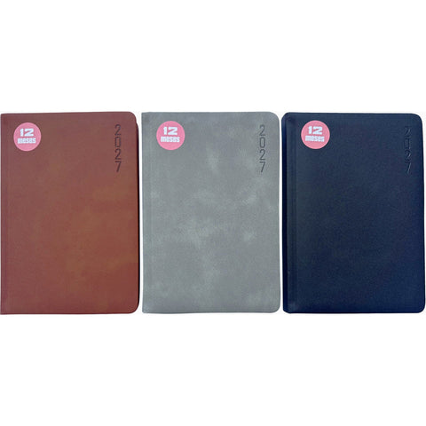 Agenda A5 2027 Basic Vertical (várias opções) Note!