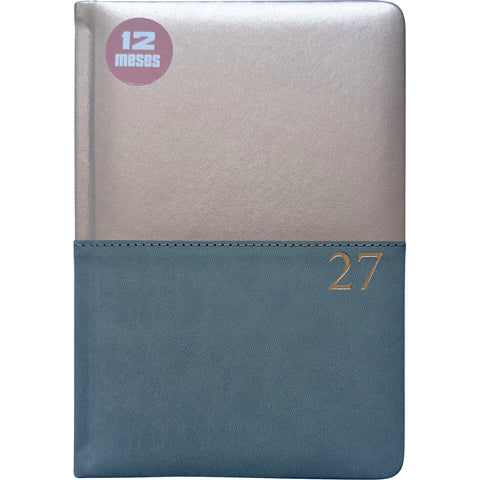 Agenda A5 2027 Bicolor Metalizada (várias opções) Note!