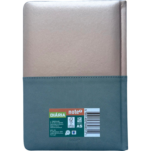 Agenda A5 2027 Bicolor Metalizada (várias opções) Note!