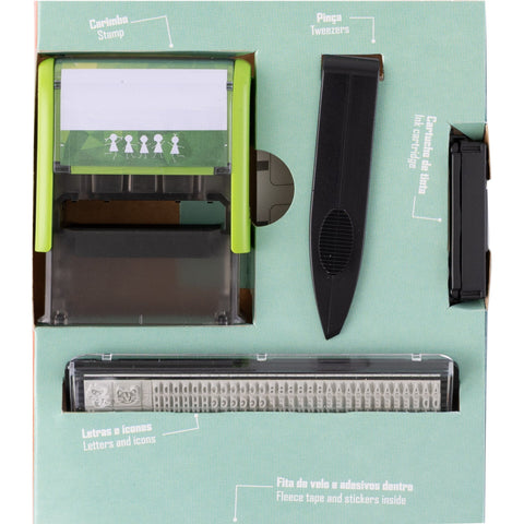 Conjunto Carimbos e Etiquetas Stamp&Stickers Note!