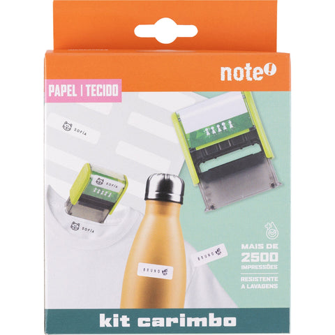 Conjunto Carimbos e Etiquetas Stamp&Stickers Note!