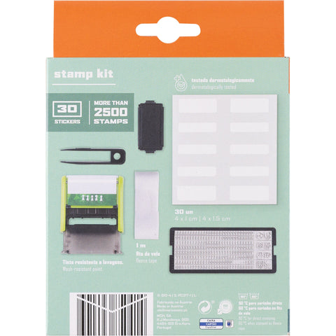 Conjunto Carimbos e Etiquetas Stamp&Stickers Note!