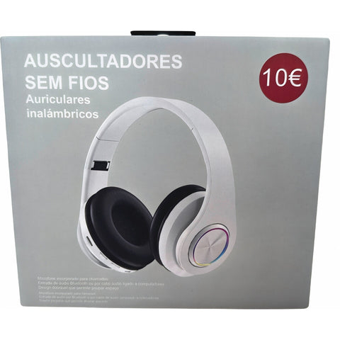 Auscultadores Sem Fios Branco Fusion