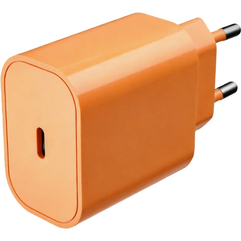 Tomada Usb-C Laranja Fusion