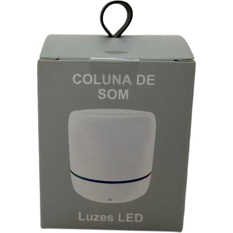 Coluna De Som Branco Fusion