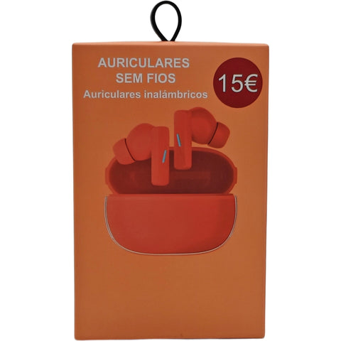 Auriculares Sem Fios Laranja Fusion