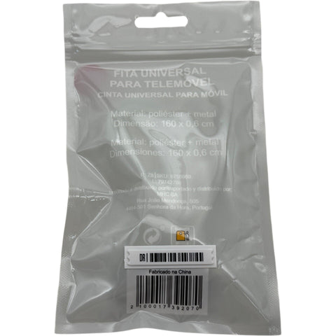 Fita Universal Telemovel Branco Fusion