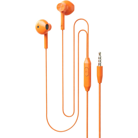 Auriculares Com Fios Laranja Fusion