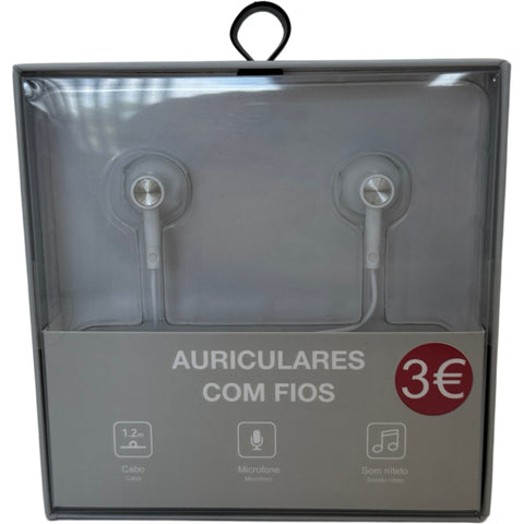 Auriculares Com Fios Branco Fusion