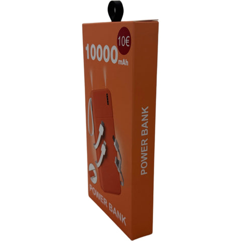 Power Bank 10.000 Mah Laranja Fusion
