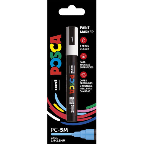 Marcador Posca Pc-5 M Branco Uni