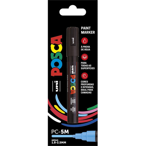 Marcador Posca Pc-5 M Preto Uni