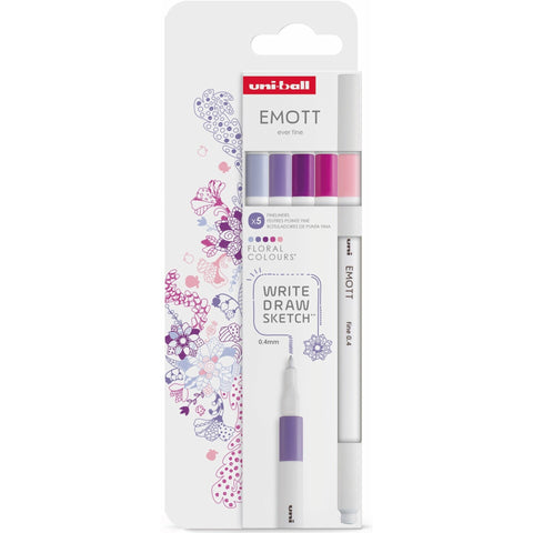 Marcador Emott Floral Colours 5 Unidades Uni