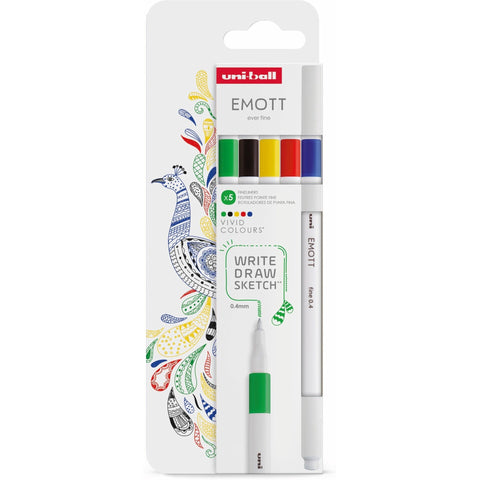 Marcador Emott Vivid Colours 5 Unidades Uni