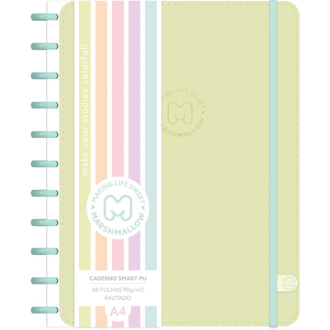 Caderno Smart  A4 Smooth 2 Unidades (várias opções) Marshmallow