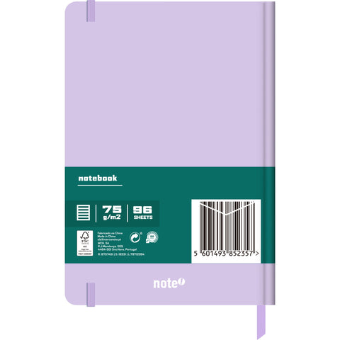 Caderno Agraf Formato A5 C.Dura Com Elast P Sh Pastel