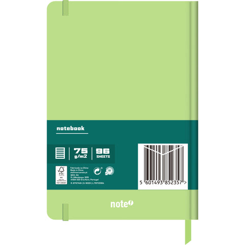Caderno Agraf Formato A5 C.Dura Com Elast P Sh Pastel