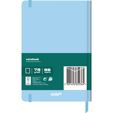 Caderno Agrafado A5 Capa Dura com Elástico Liso Pastel (várias opções) Note!