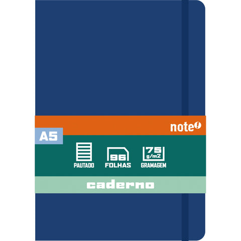 Caderno Agrafado A5 Capa Dura (várias opções) Note!