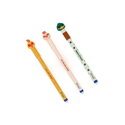 Conjunto Canetas De Apag. Bo-Bo Farm