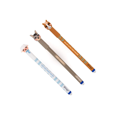 Cj3 Canetas De Apagar Bo-Bo Farm