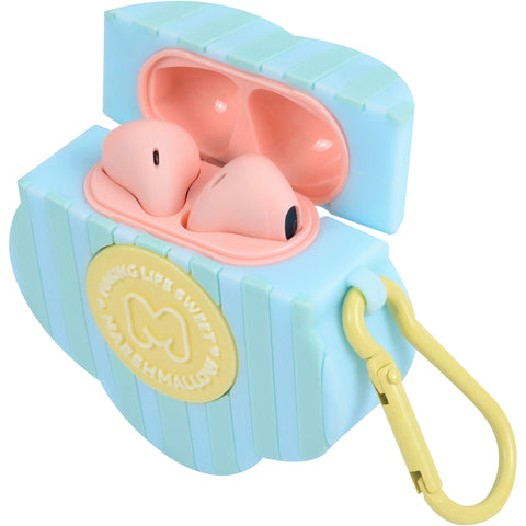Auriculares com Caixa Flor (várias opções) Marshmallow