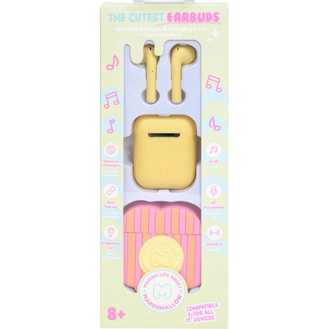 Auriculares com Caixa Flor (várias opções) Marshmallow