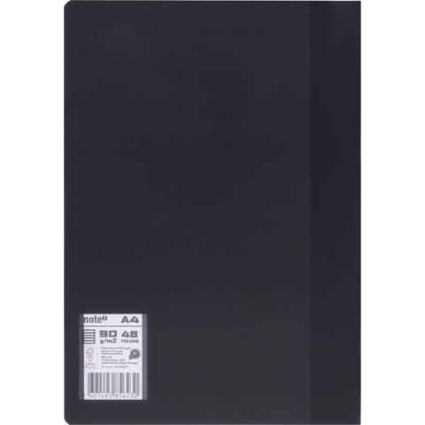 Caderno Agrafado A4 Flex 48 Folhas 90g Pautado Preto Note!