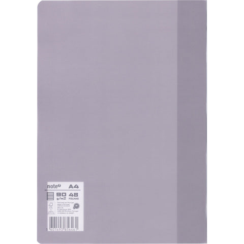 Caderno Agraf Formato A4 Flex Pp 48 F 90 G P Cinzento  26 No