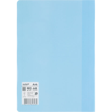 Caderno Agrafado Flex A4 Flex Quadriculado Pastel Note!