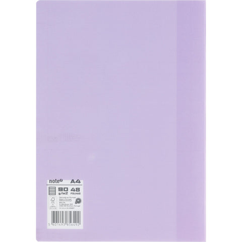 Caderno Agrafado Flex A4 Flex Pautado Pastel Note!