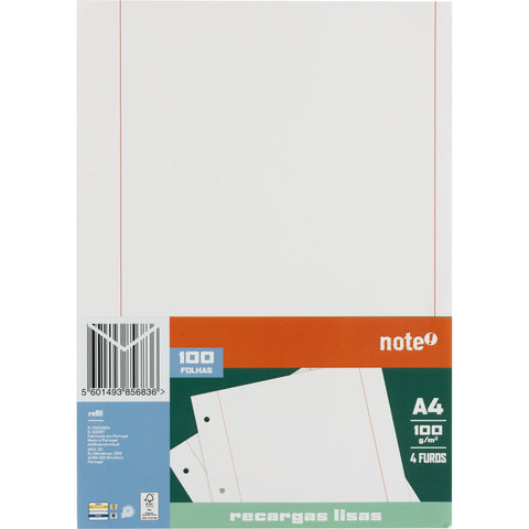 Recarga Formato A4 100 F L 26 Note!