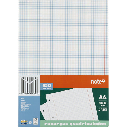 Recarga Formato A4 100 F Q 26 Note!
