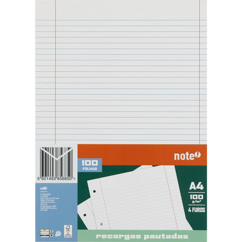 Recarga Formato A4 100 F P 26 Note!