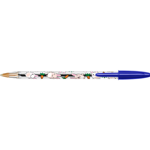 Esferográfica Cristal Kawaii Tinta Azul 3 Unidades Bic