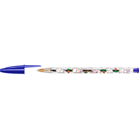 Esferográfica Cristal Kawaii Tinta Azul 3 Unidades Bic