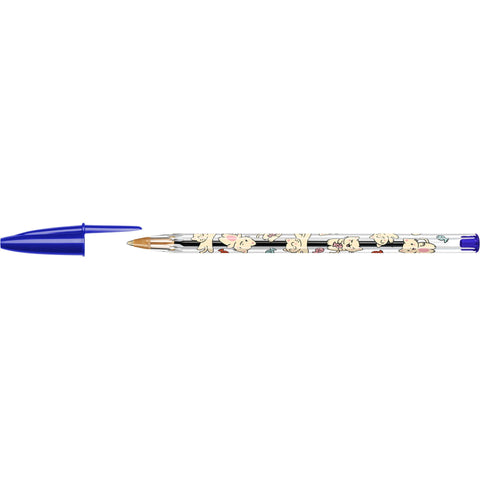 Esferográfica Cristal Kawaii Tinta Azul 3 Unidades Bic