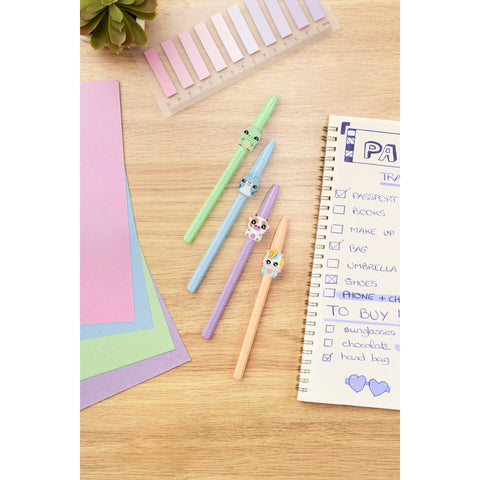 Esferográfica Cristal Figurine Tubarão/ Crocodilo 2 Unidades Bic