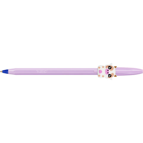 Esferográfica Cristal Figurine Vaca/ Unicórnio 2 Unidades Bic
