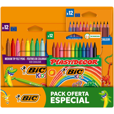 Pack Especial Colorir Kids 36 Unidades Bic