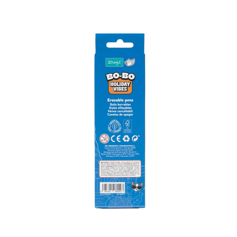 Conjunto Canetas Apag. Bo-Bo-Dachshund+Bulldog