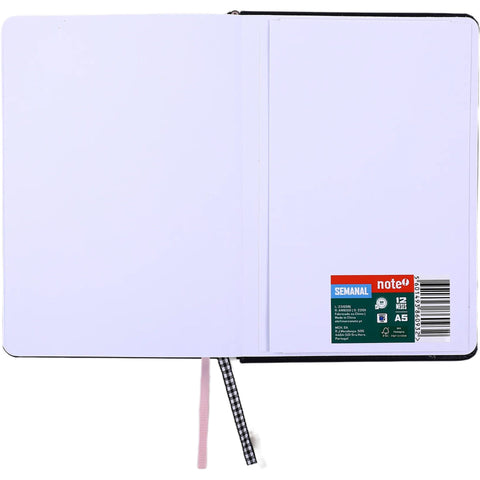 Agenda A5 2027 12 Meses Semanal Calm (várias opções) Note!